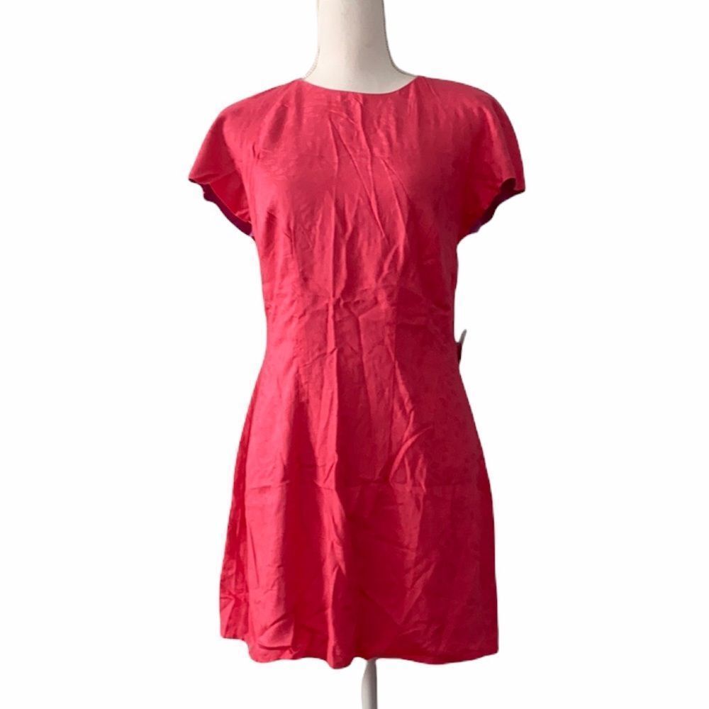 NWT Free People Pink Open Back Mini Dress Size 8